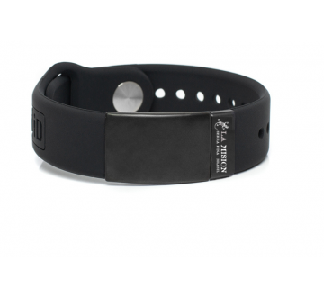 Pulseira Self ID Smart Black Edition com Tag La Mision